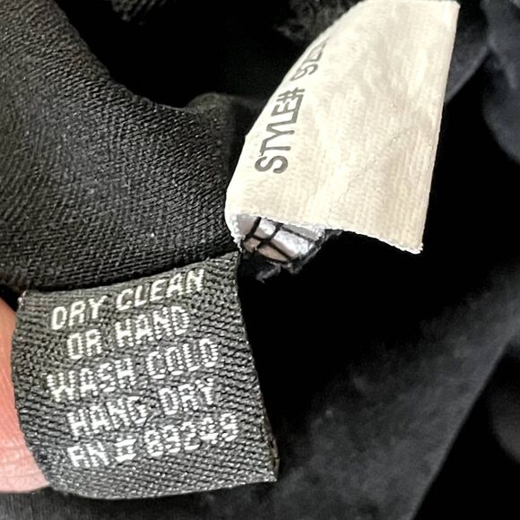 Vintage Black & White Polka Dot Pin Up Ankle Pants Size S EUC - Picture 10 of 12